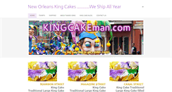 Desktop Screenshot of kingcakeman.com